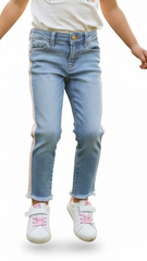 Chloe Skinny Jean in Marina Stripe