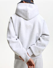 BERSHKA MENS BASIC GRAY HOODIE