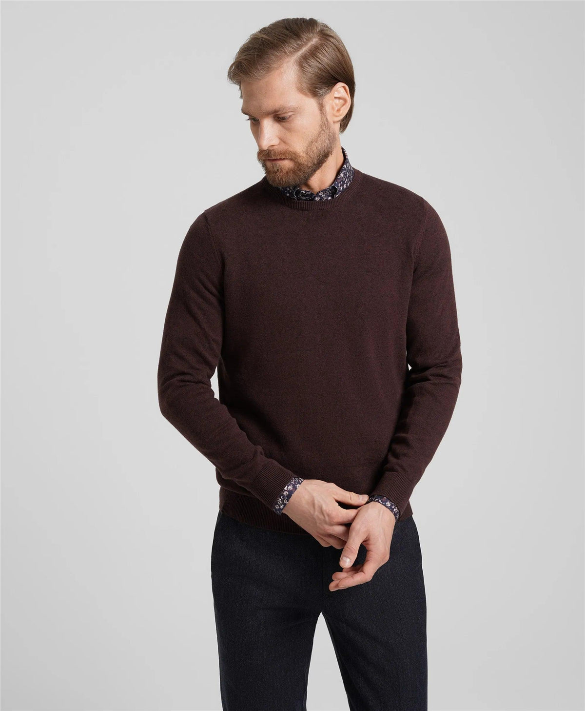 HENDERSON 100% Cotton Smooth Knit Pullover