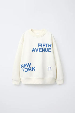 ZR GIRLS Set of sweatshirt with lettering and leggings Flare