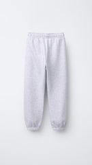 ZR Girls Basic Crew Grey Marl Sweatshirt And trouser Suit