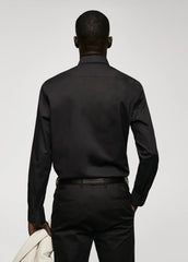 MANGO Slim Fit Stretch Cotton Shirt