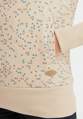 BLEND OXMO WOMENS OXBEATANETTE PRINTED POLKA DOTS SWEATSHIRT