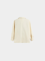 ALVARO A MORENO MANILA KIDS RAW OVERSHIRT
