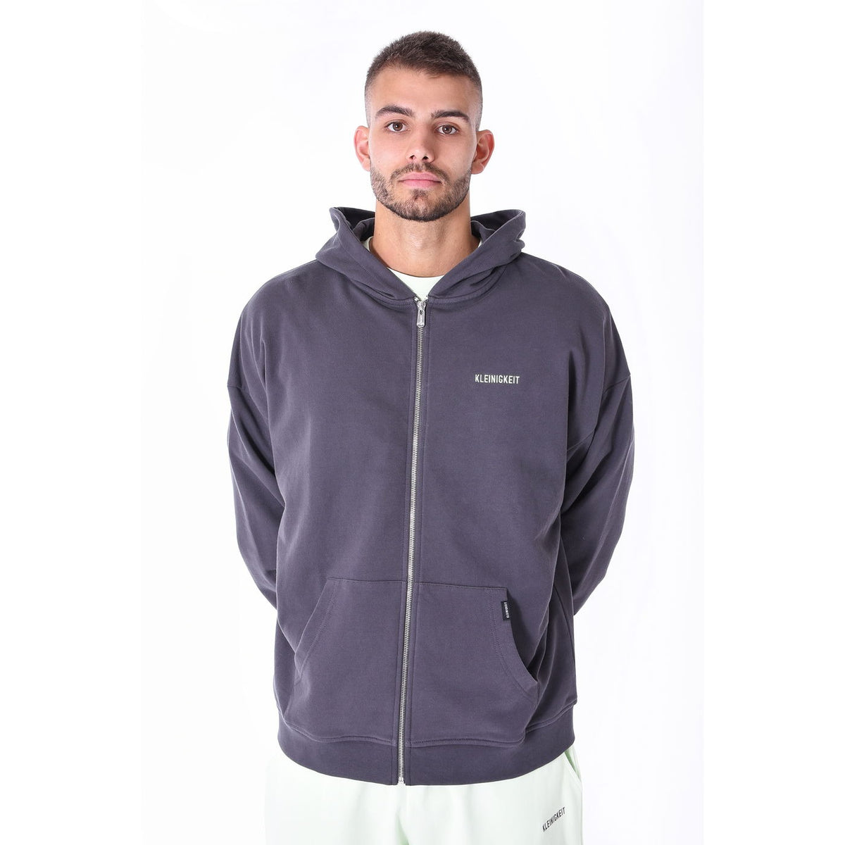 KLEINIGKEIT Mens Little Sticky Micki Zipper Hoodie