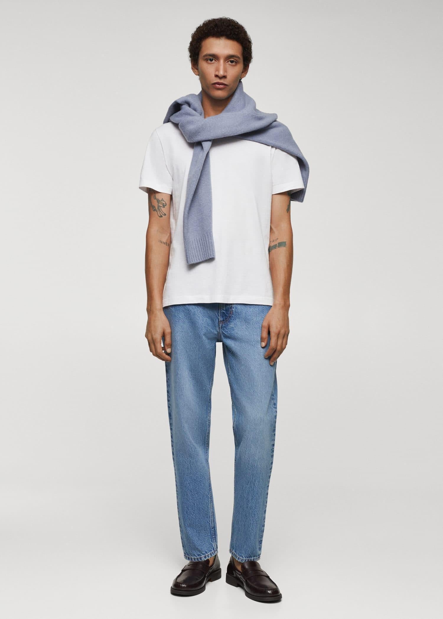 Mens Tapered-Fit Jeans