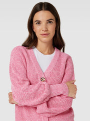 KAFFE Womens V-Neck Cardigan