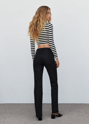 Medium-Rise Flared Jeans