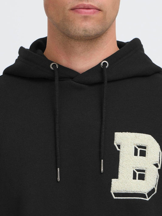 BLEND Mens BHBader Black Hoodie
