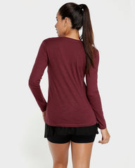 Riachuelo BODYWORK Long-sleeved flame blouse Burgundy