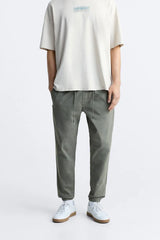 ZARA JOGGER WAIST TROUSERS