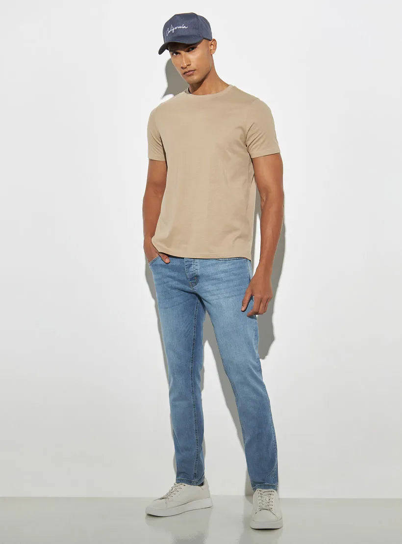 Splash Slim Fit Jeans with Pockets