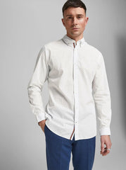 Jack & Jones White Patterned Shirt