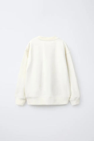 ZR GIRLS Set of sweatshirt with lettering and leggings Flare