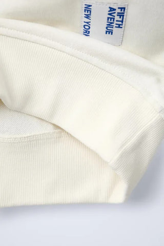 ZR GIRLS Set of sweatshirt with lettering and leggings Flare