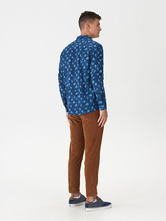 House Brand Tropical Print Shirt