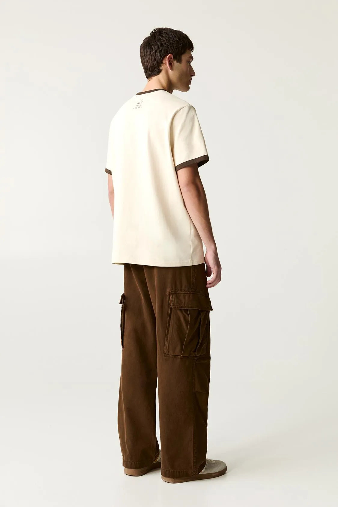 Pull & Bear Washed Cargo Baggy Trousers