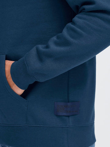 BLEND Mens BHBader Blue Hoodie