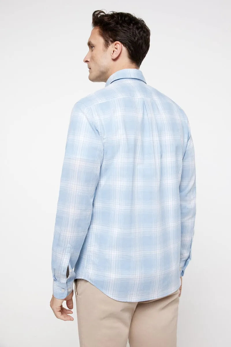 Milano Slub Plaid Shirt