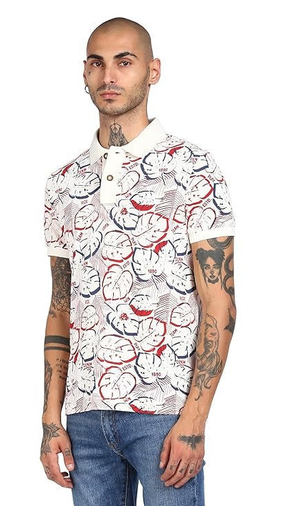 U.S. Polo Assn Mens Printed Regular Fit Polo T-Shirt