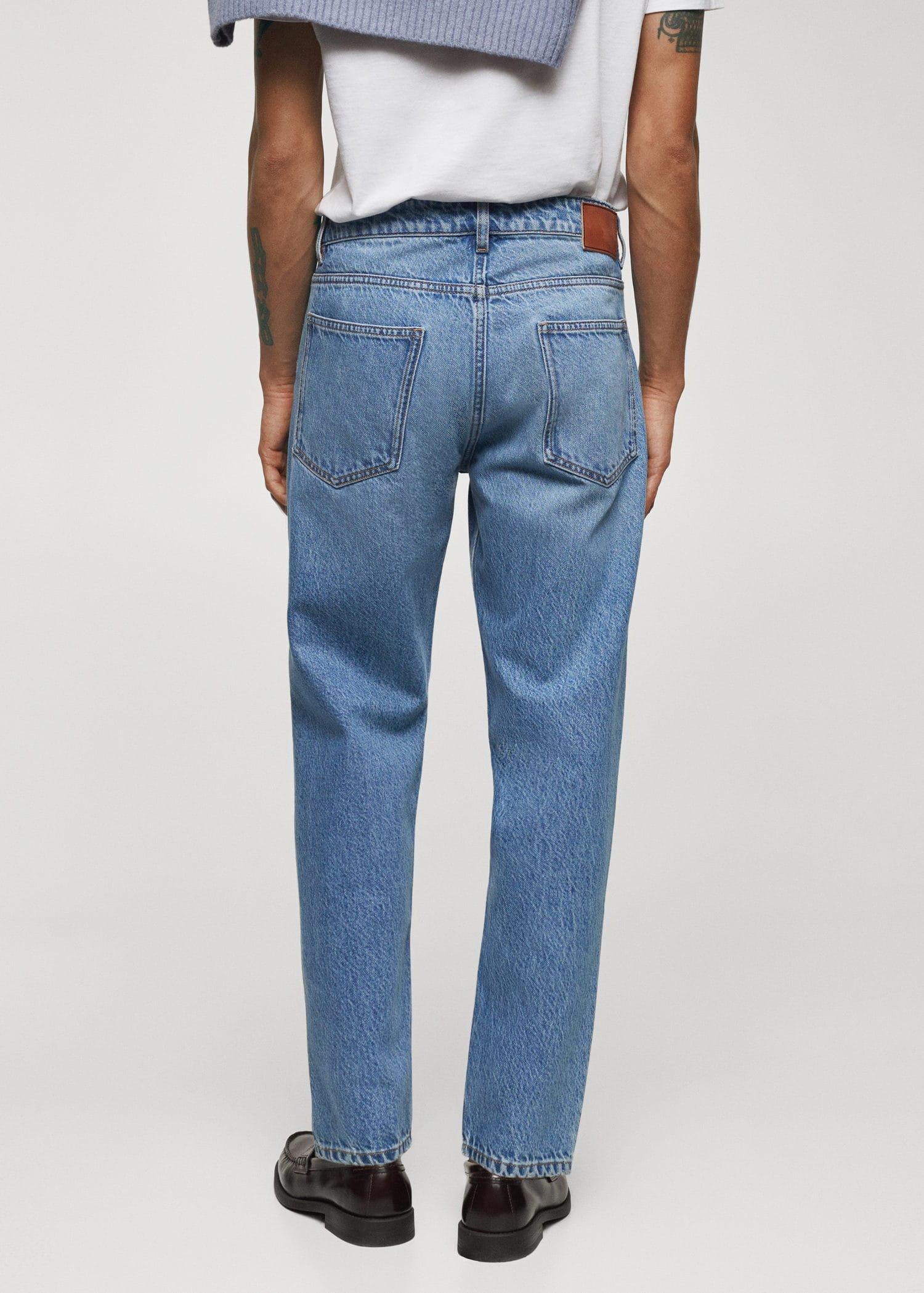 Mens Tapered-Fit Jeans