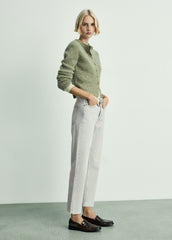 Blanca Straight Fit Cropped Jeans