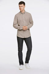 LINDBERGH Linen shirt Slim fit