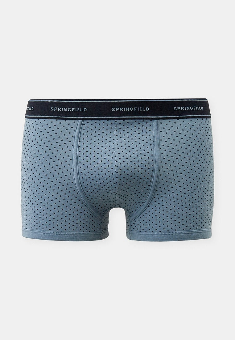 بلیو پیٹرن والا ڈاٹڈ باکسر شارٹ