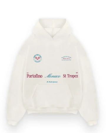 SHASHKA Mens Tennis Printed Hoodie