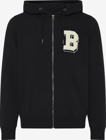 BLEND Mens BHBadel Black Zip-Up Hoodie