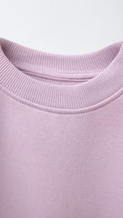 ZR Girls Basic Crew Sweatshirt And trouser Suit