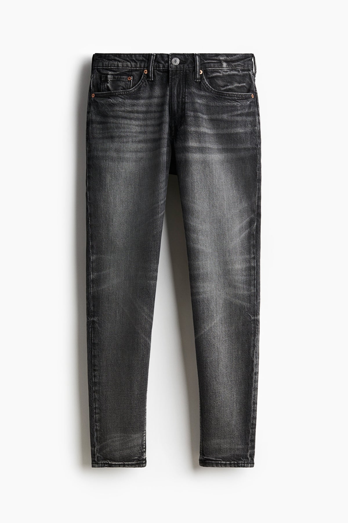 H&M MENS TAPERED REGULAR FIT JEANS