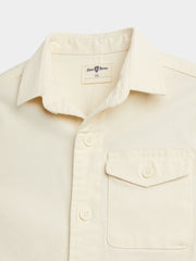 ALVARO A MORENO MANILA KIDS RAW OVERSHIRT