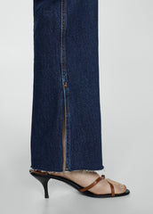 ELLE Medium Rise Straight Jeans