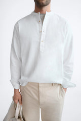 ZARA STAND-UP COLLAR SHIRT