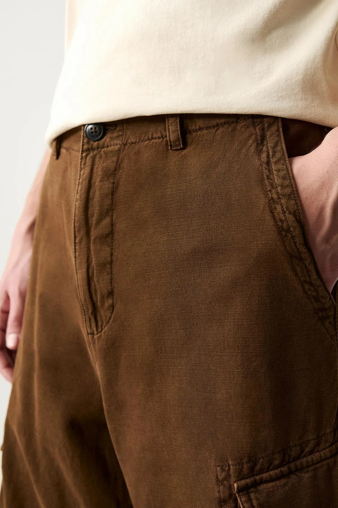 Pull & Bear Washed Cargo Baggy Trousers