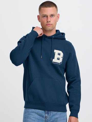 BLEND Mens BHBader Blue Hoodie