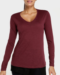 Riachuelo BODYWORK Long-sleeved flame blouse Burgundy