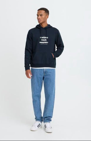BLEND Mens Flavian Blue Hoodie