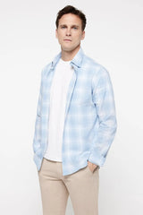 Milano Slub Plaid Shirt