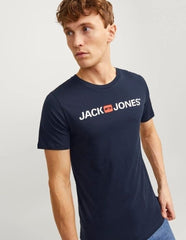 JACK & JONES Round Neck Logo T-shirt