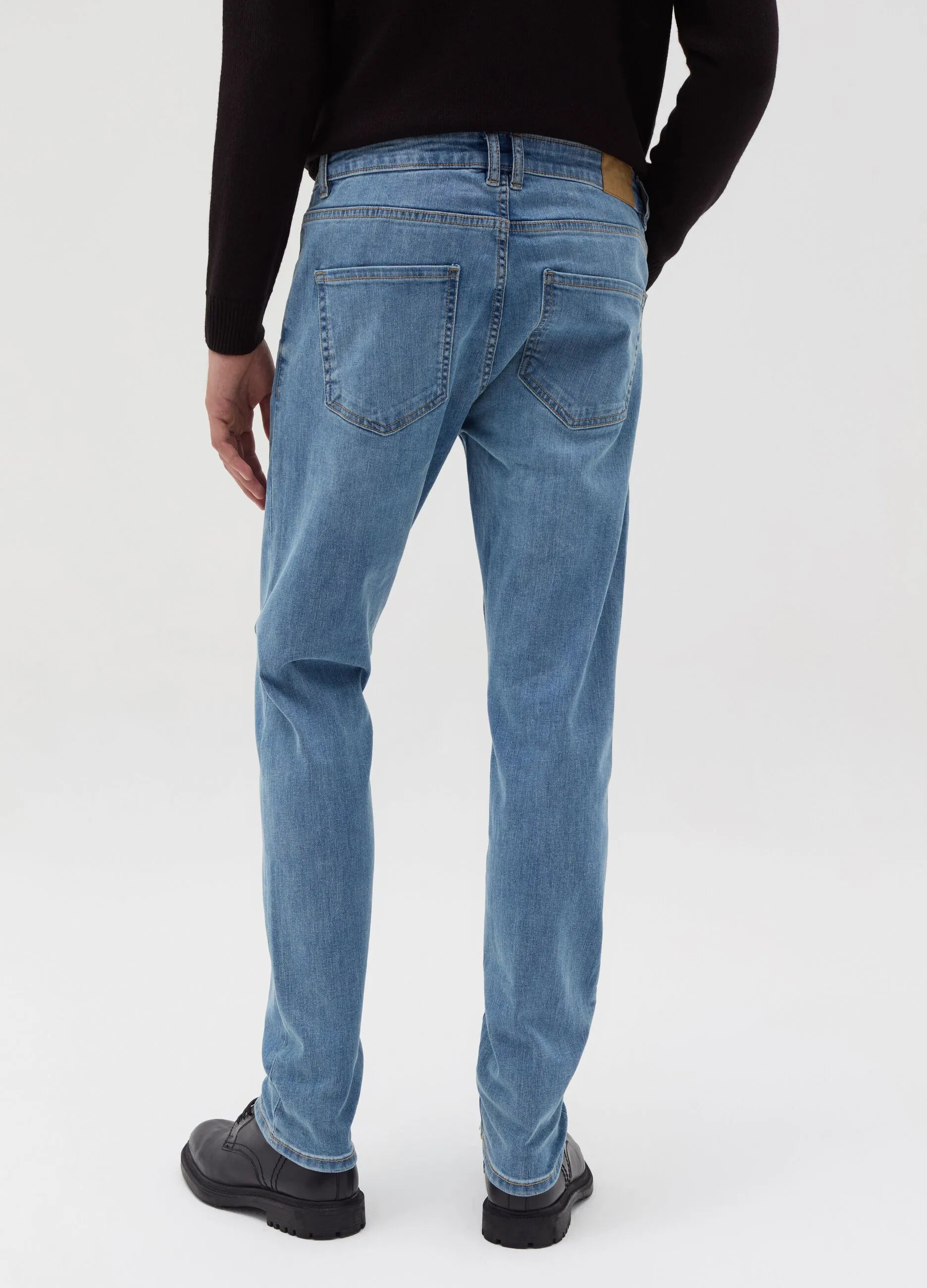 OVS Skinny Fit Stretch Jeans With Five Pockets