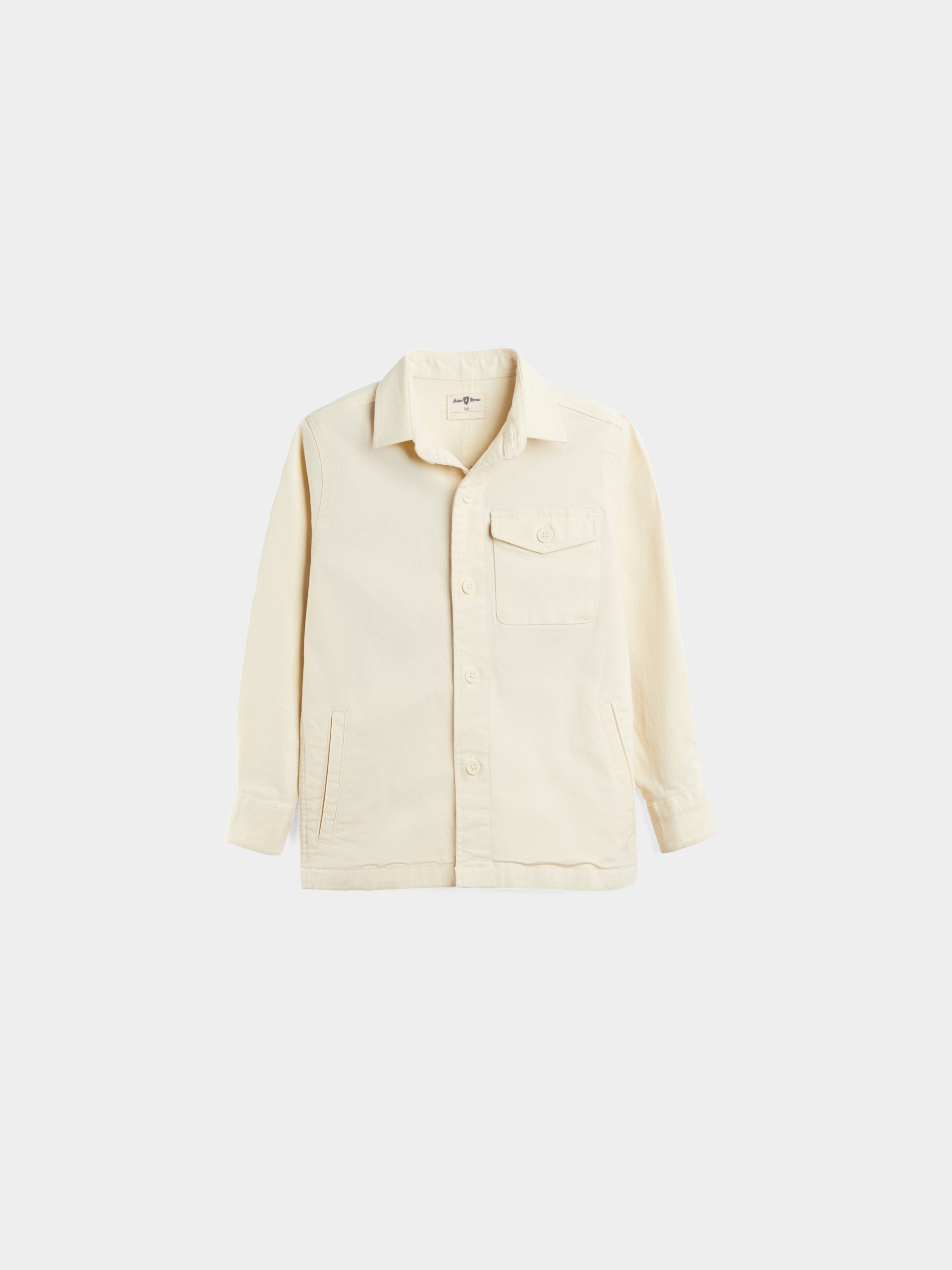 ALVARO A MORENO MANILA KIDS RAW OVERSHIRT