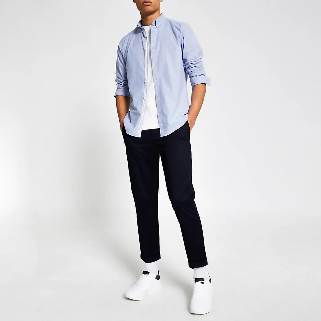 Maison Riviera Long Sleeve Slim Fit Shirt
