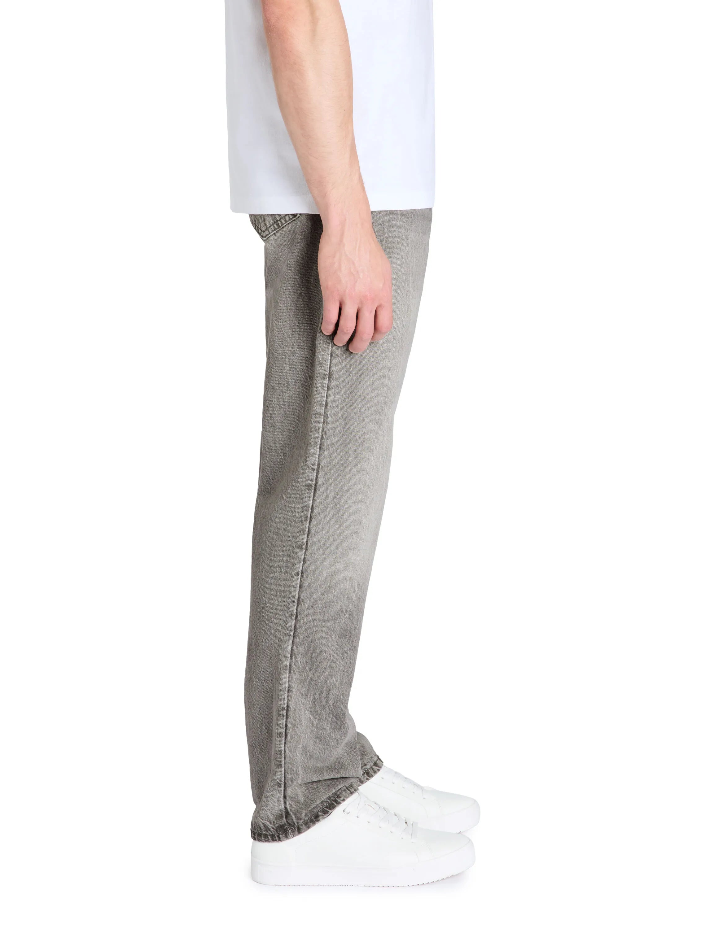 Celio Loose 100% cotton jeans - medium gray