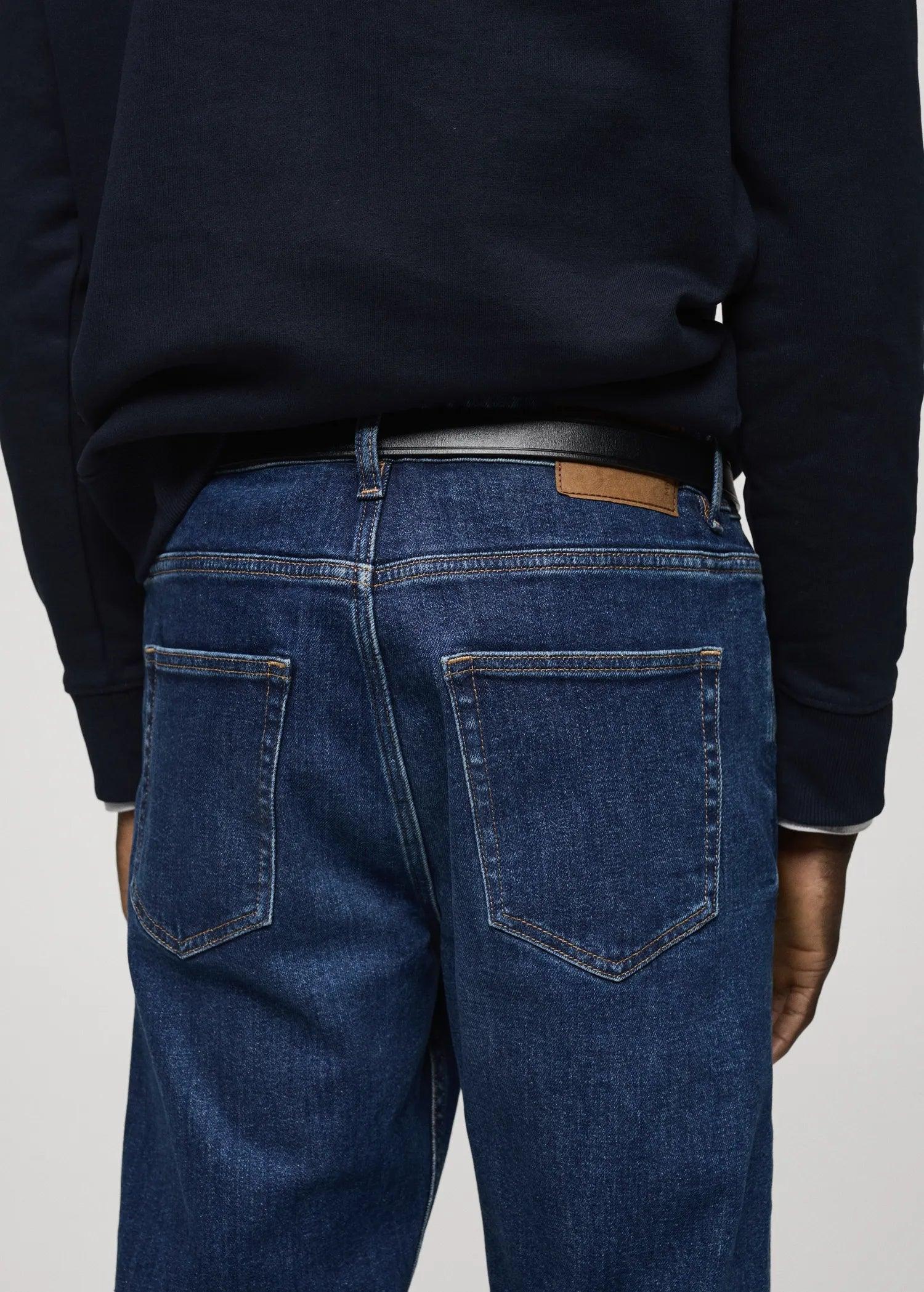 MANGO BEN TAPERED-FIT JEANS