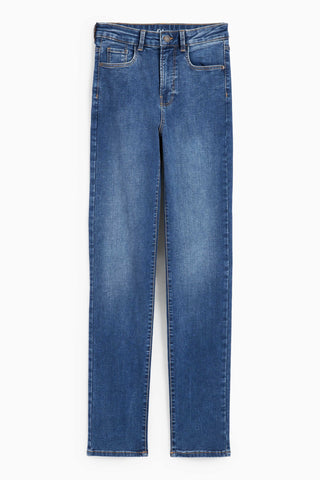 C&A WOMENS HIGH STRAIGHT JEANS