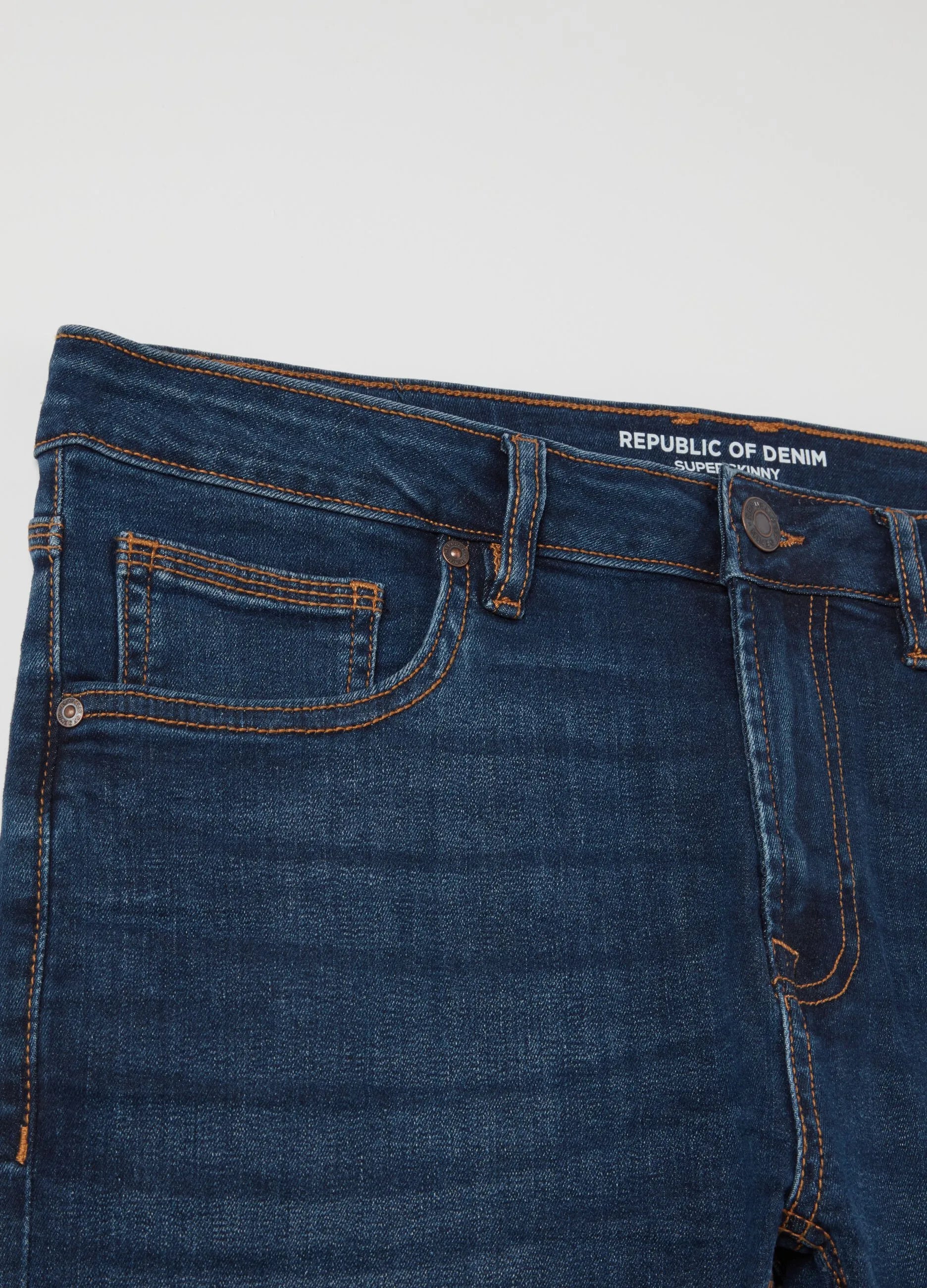 OVS Super-Skinny-Fit Jeans With Fading