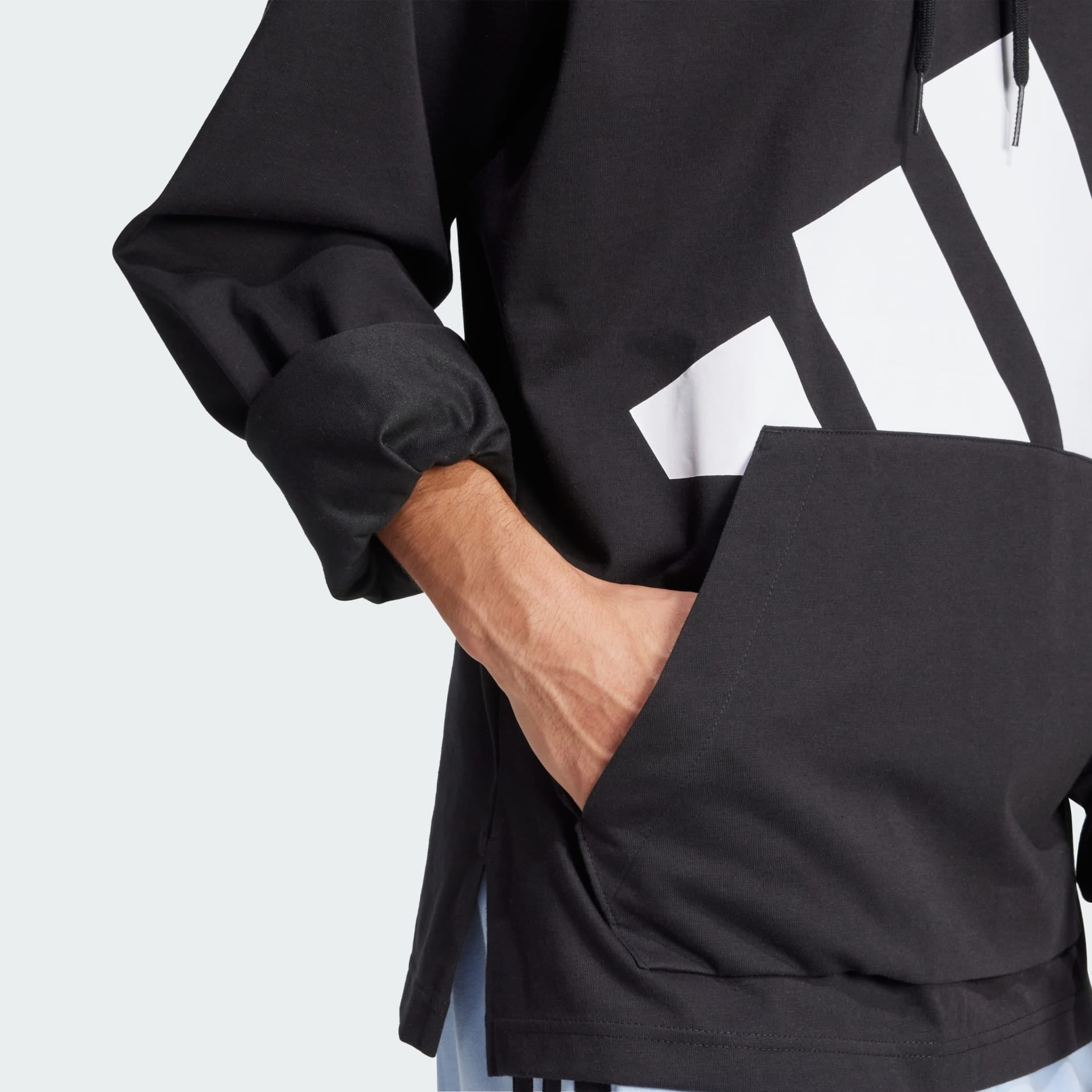 ADI Essentials Big Logo Single Jersey Hoodie
