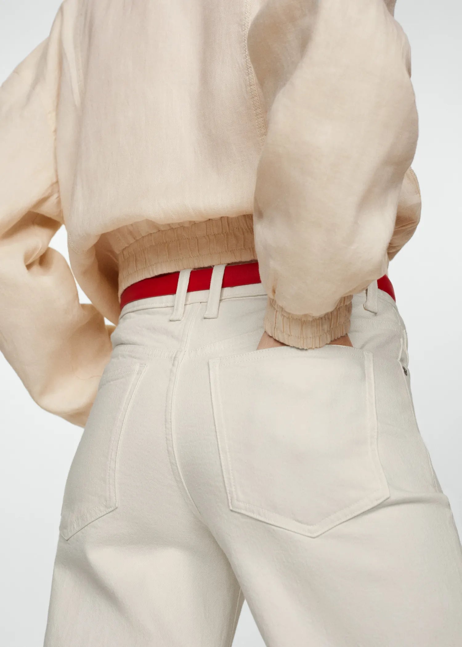 MNG Mid waist culotte jeans